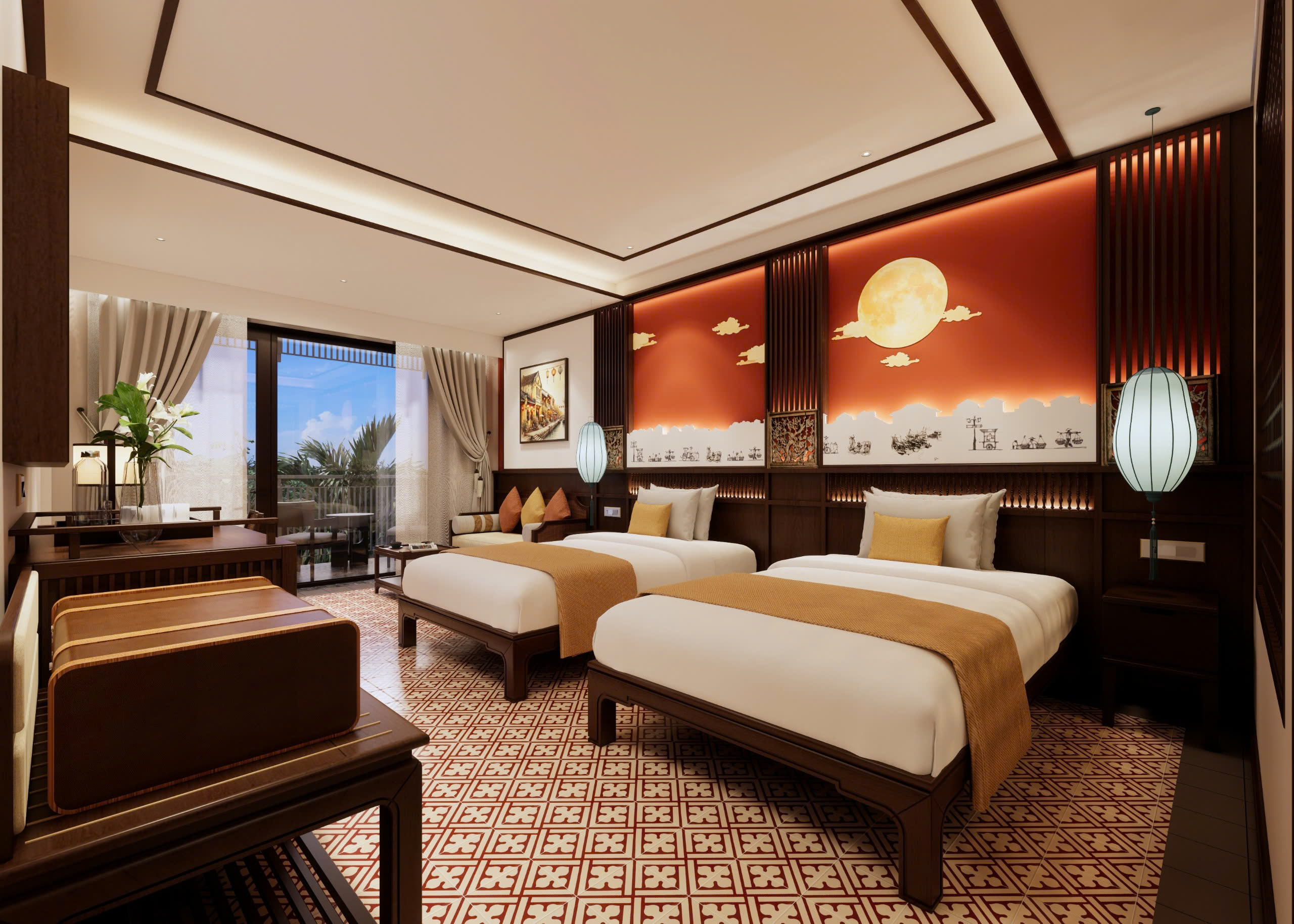 Phòng Lồng Đèn Đôi